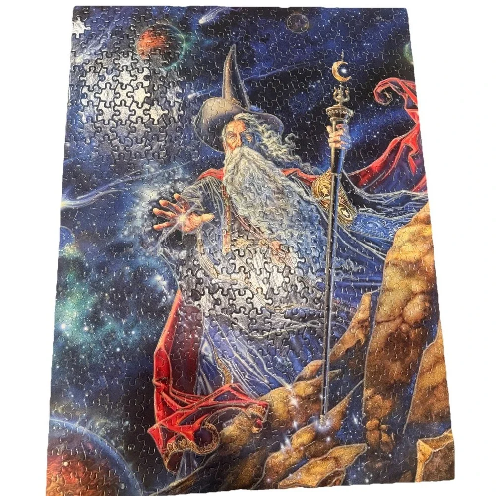 The Elder - 550 Piece Glow-In-The-Dark Ceaco Jigsaw Puzzle 2003 18